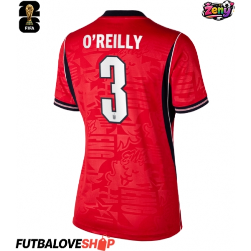 Dres Anglicko Nico O'Reilly #3 Preč pre Ženy MS 2026 Krátky Rukáv